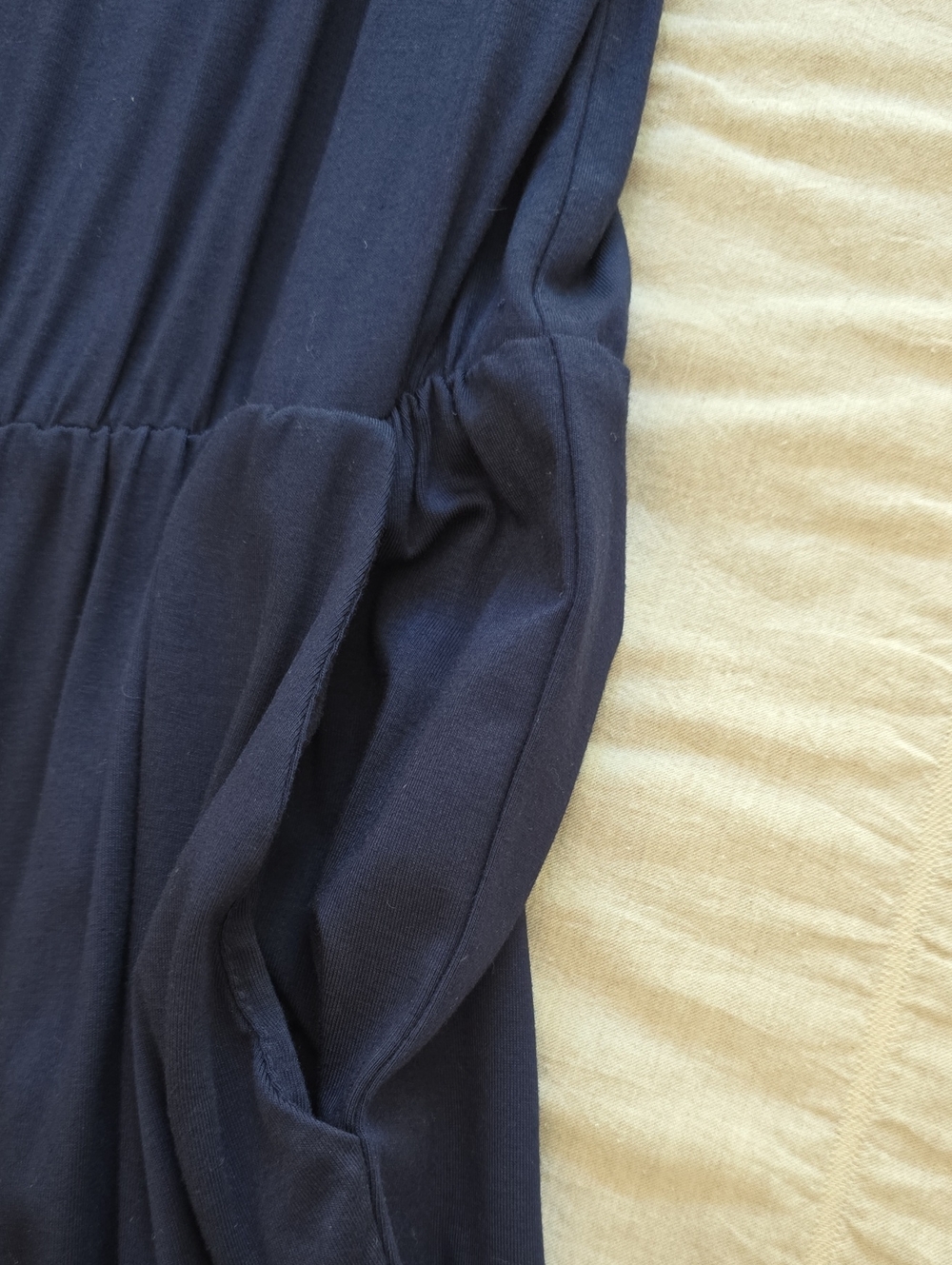 Trina Turk Off the Shoulder Navy Jumpsuit Women's Size XS - Picture 13 of 15